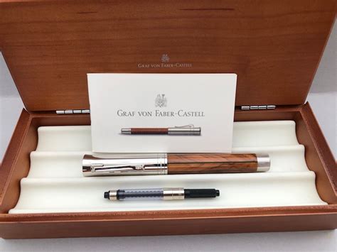 Graf von Faber-Castell Elemento Olive Wood Limited Edition Fountain Pen ...
