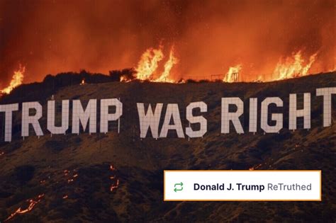 Trump Uses LA Fire Memes to Target Left: 'It's Not Climate Change, It's ...