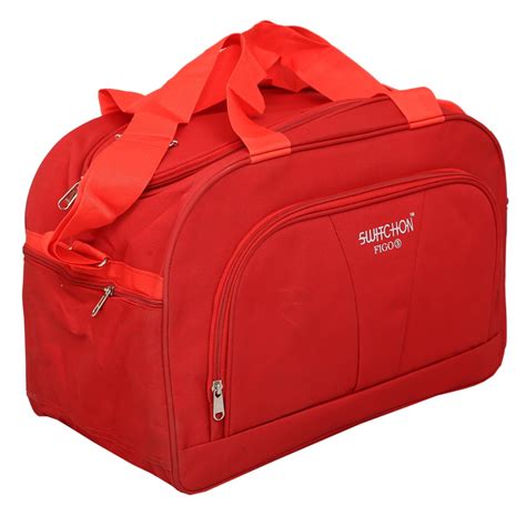 Kuber Industries Canvas 55 cms Red Travel Duffle (TR8803) : Amazon.in ...