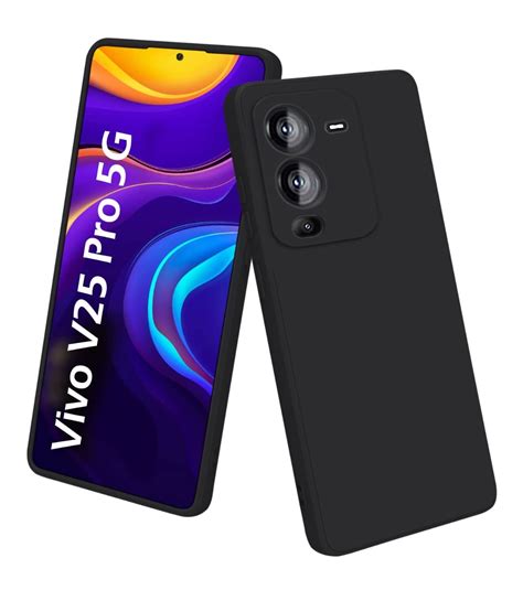 TRUEUPGRADE Liquid Silicone Vivo V25 Pro 5G Case Cover | Microfiber ...