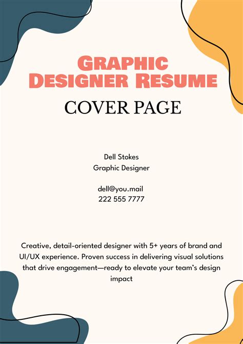 Make Resume Cover Page 的图像结果