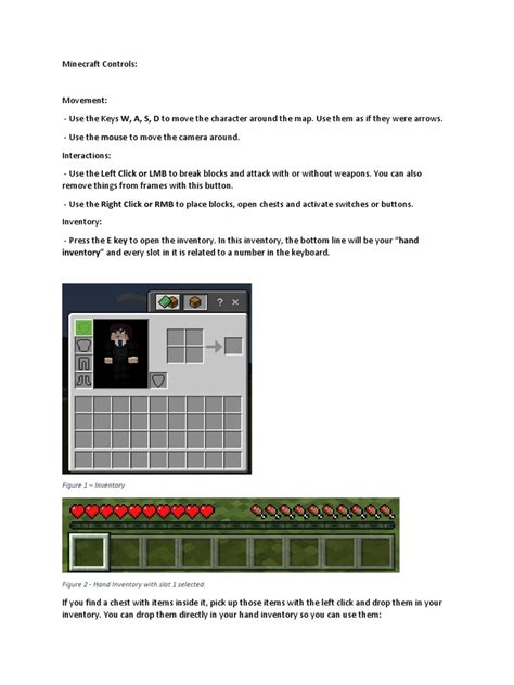 Image result for Basic Controls of Minecraft of PC