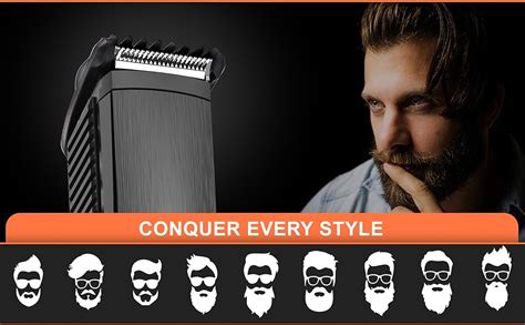 LEPL LT-102 Fully Waterproof Hair Trimmer for Men, 120 min Runtime with ...
