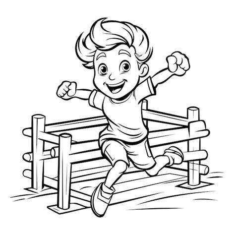 Jump Over Cartoon 的图像结果