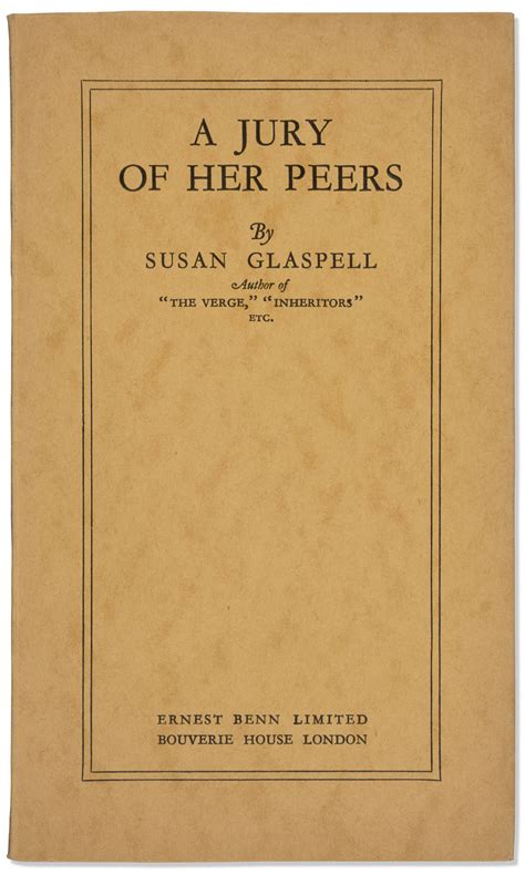 A Jury of Her Peers, Susan Glaspell, 1927 | Christie’s