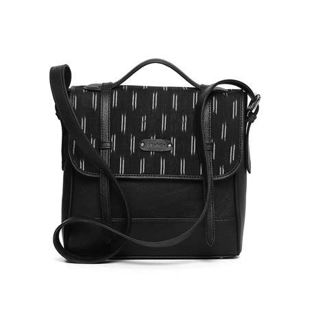 Saddle- Black Ikat – October Jaipur