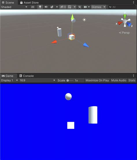 Unity Physics System 的图像结果