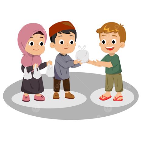 Anak Anak Berbagi Dan Membantu Satu Sama Lain, Bagikan, Anak, Hadiah ...