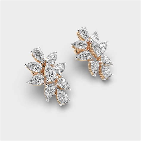 Buy Fiery Sparkle Diamond Studs At Jewelbox