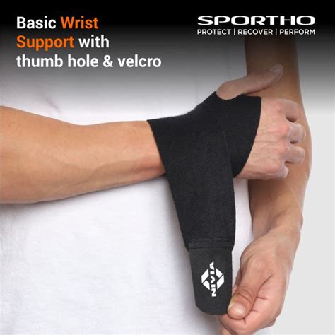 Wrist Support > Basic Wrist With Thumb Support – Nivia Sports