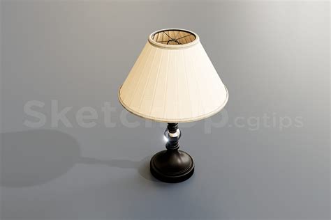14479. Free Sketchup Table Lamp Model Download