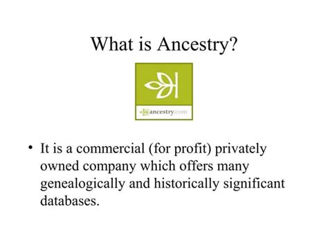 Image result for Tutorial for Ancestry