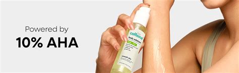 Buy mCaffeine 10% AHA Body Exfoliator with Green Tea for Dark Spots ...