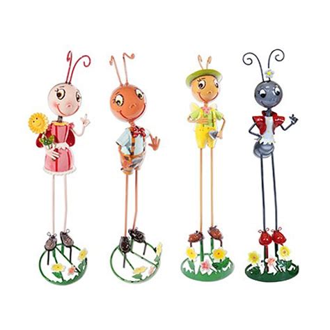 Exhart Environmental 70403 Metal Bug Statue, Small : Amazon.in: Garden ...