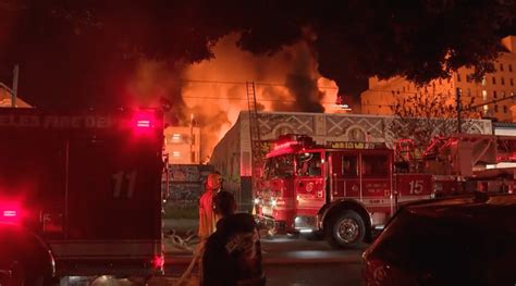 Metro train service disrupted in downtown Los Angeles by 2 structure ...