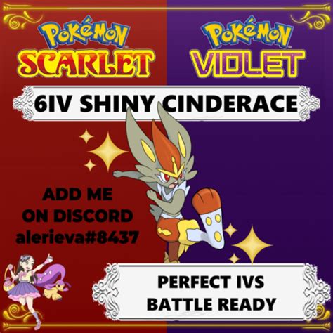 Pokemon Scarlet Violet 6IV Shiny Cinderace BATTLE | Ubuy India