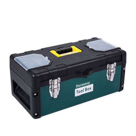Buy Duraeasy 14Inch Tool Box Multi-Purpose Tool Box Portable Lockable ...