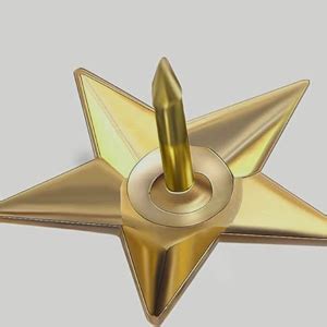 Buy SANNIDHI® Badges with Pin, 12pcs 30mm Star Badge Lapel Pin, Mini ...