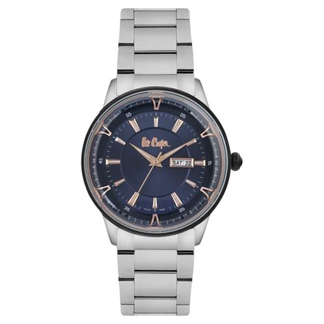 Buy Online Lee Cooper Quartz Analog Blue Dial Watch for Men ...