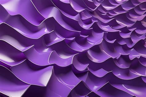 Three dimensional render of wavy prism | Premium AI-generated image