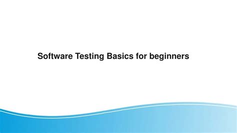 Image result for Software Testing Basics for Beginners