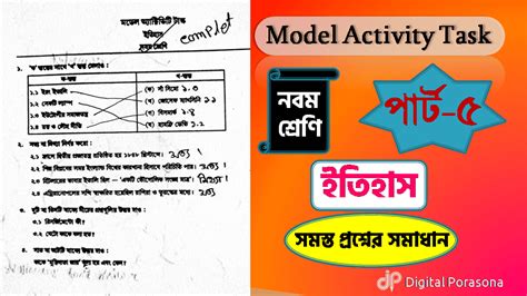 Image result for Model Activity Task Class 9 Part 8 History