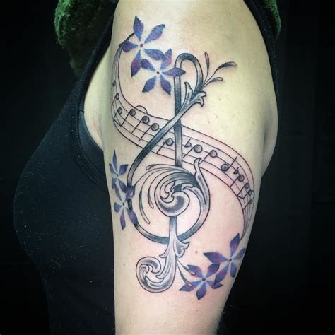Image result for Music Note Tattoo Designs