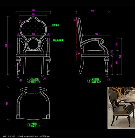 【DWG】椅子设计图_图片编号：wli11539927_CAD图纸_室内装饰|无框画|移门_原创图片下载_智图网_www.zhituad.com