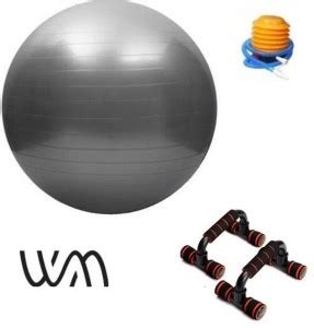 Web Mall Anti Burst 75 cm Gym Fitness Aerobics Yoga Exercise/Ball With ...