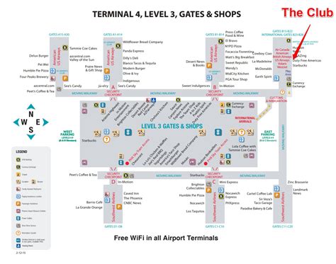 Phoenix Airport Map Terminal 4