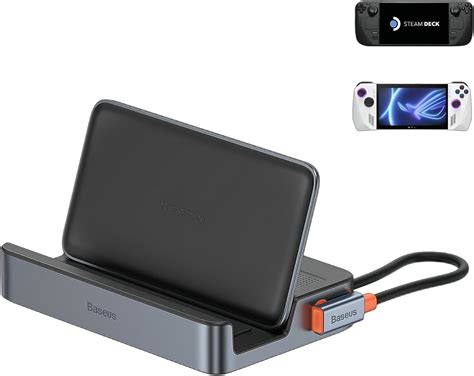 Steam Deck Dock, Baseus 6-in-1 Docking Station for Steam Deck & ROG ...