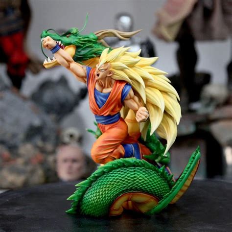 REOZIGN Dragon Ball Super Saiyan Goku Figurines PVC Statue 20cm Dragon ...