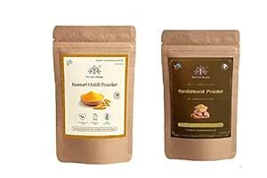 The Pure Woods Kasturi Turmeric Powder for Face + Pure Organic ...