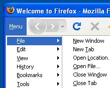 Image result for Firefox Bar Menu Display