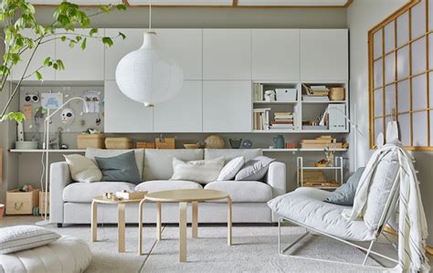 A stylish and storage-friendly living room - IKEA