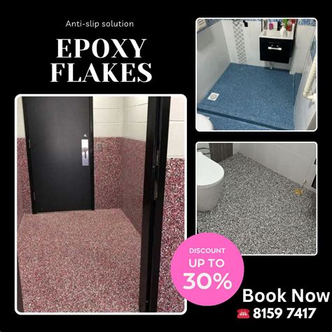 Toilet Floor Flakes Epoxy/Toilet wall flakes epoxy/Epoxy Flooring ...
