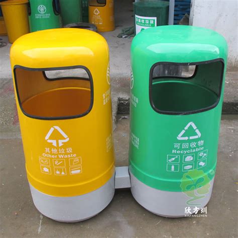 潮州户外环保圆形玻璃钢垃圾桶 | 广东垃圾桶