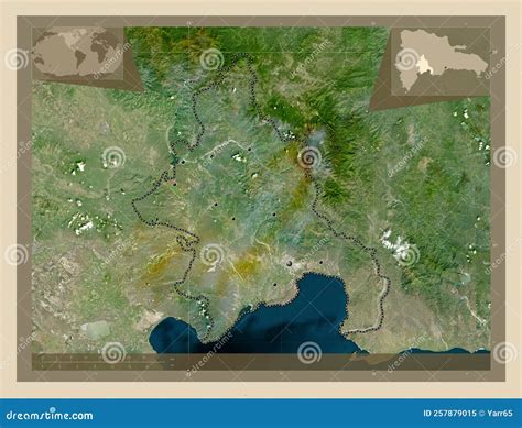 Azua, Dominican Republic. High-res Satellite. Major Cities Stock ...