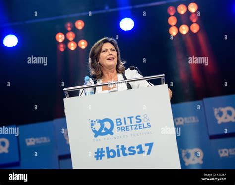 Munich, Germany. 24th Sep, 2017. Bavarian Economy Minister Ilse Aigner ...