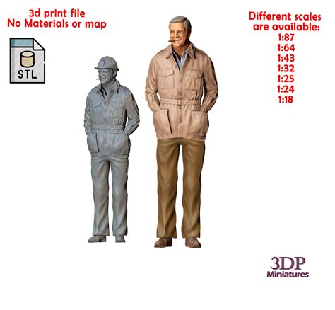 N4 A-Team Colonel John Hannibal Smith 3D model 3D printable | CGTrader