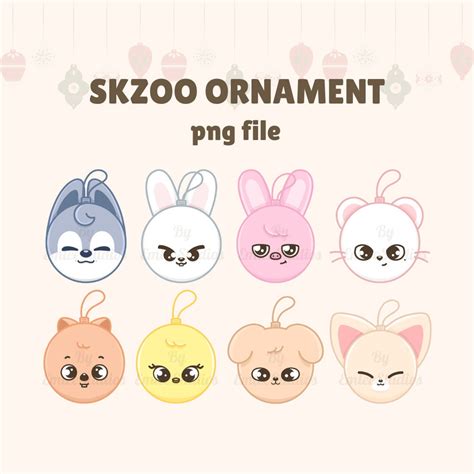 Stray Kids SKZOO Ornament Clipart | PNG, Transparent Background ...