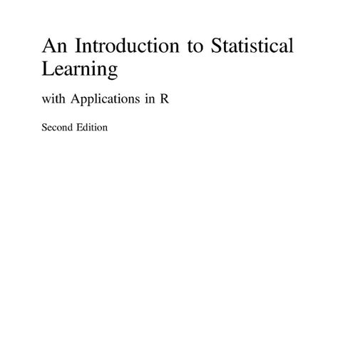 Image result for Introduction Statistical Learning