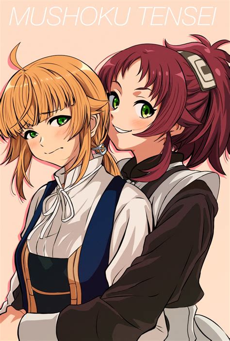 aisha greyrat and norn greyrat (mushoku tensei) drawn by kou_(spad7u59 ...