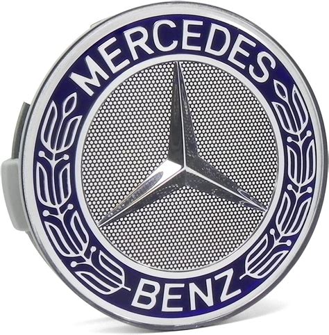 Buy Mercedes-Benz Blue Classic Logo Wheel Center Cap Online at Lowest ...