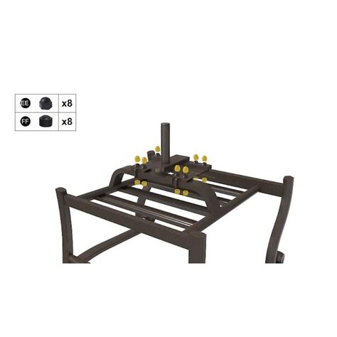 allen + roth Queensbury Set of 2 Antique Aluminum Frame Swivel Rocking ...