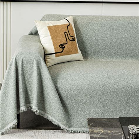 Buy Light Green Elegance Chenille Sofa Cover 1 Seater Online