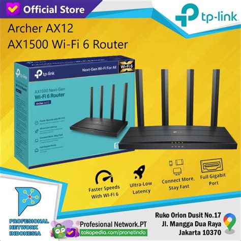 Promo TP-LINK Archer AX12 AX1500 Wi-Fi 6 Router tplink archer ax12 ax ...