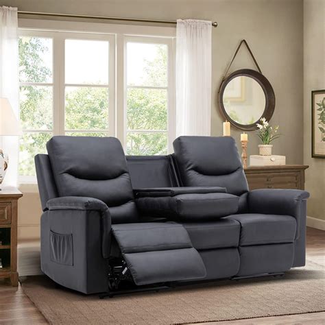 Amazon.com: Power Reclining Sectional Motion Sofa,Upholstery ...