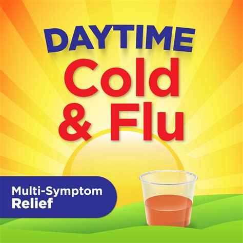 Buy Equate Daytime Cold and Flu Relief, Liquid Cold Medicine, 12 Fl. Oz ...