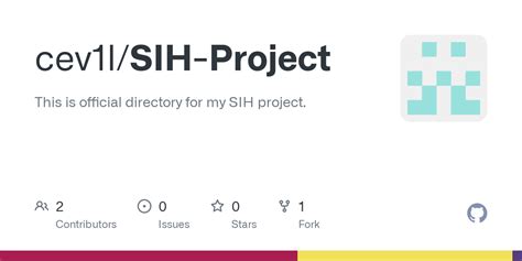 Sih GitHub Profile 的图像结果